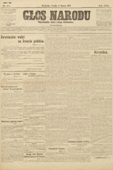Głos Narodu (wydanie poranne). 1915, nr 111