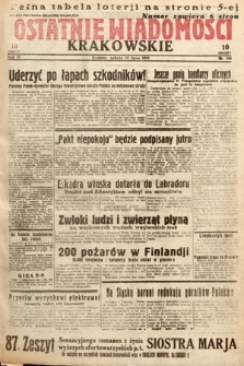 Ostatnie Wiadomości Krakowskie. 1933, nr 194