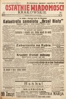 Ostatnie Wiadomości Krakowskie. 1933, nr 221