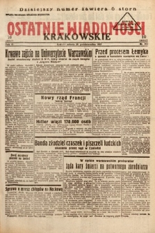 Ostatnie Wiadomości Krakowskie. 1933, nr 302
