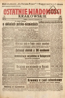 Ostatnie Wiadomości Krakowskie. 1933, nr 324