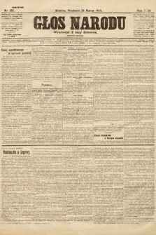 Głos Narodu (wydanie poranne). 1915, nr 157