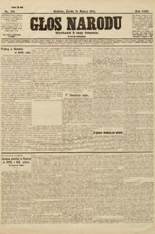 Głos Narodu (wydanie wieczorne). 1915, nr 163