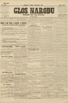 Głos Narodu (wydanie poranne). 1915, nr 166