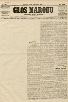 Głos Narodu (wydanie wieczorne). 1915, nr 173