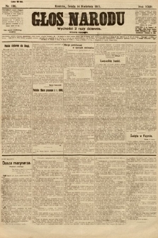 Głos Narodu (wydanie wieczorne). 1915, nr 186
