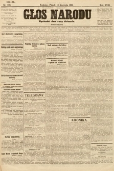 Głos Narodu (wydanie poranne). 1915, nr 189