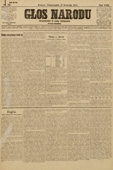 Głos Narodu (wydanie wieczorne). 1915, nr 195