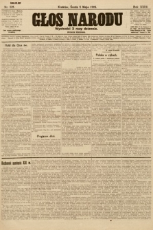 Głos Narodu (wydanie wieczorne). 1915, nr 225