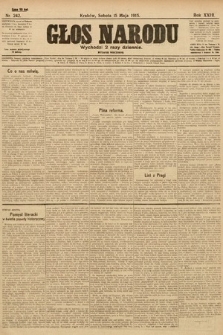 Głos Narodu (wydanie wieczorne). 1915, nr 242