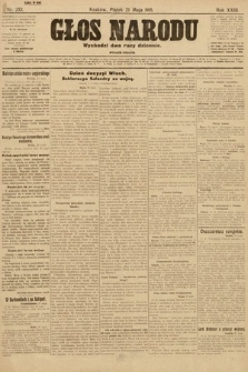 Głos Narodu (wydanie poranne). 1915, nr 252