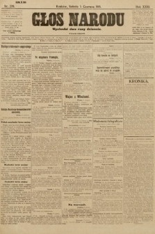Głos Narodu (wydanie poranne). 1915, nr 279