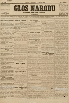 Głos Narodu (wydanie poranne). 1915, nr 284