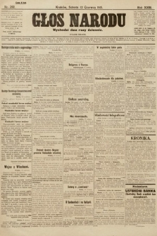 Głos Narodu (wydanie poranne). 1915, nr 292