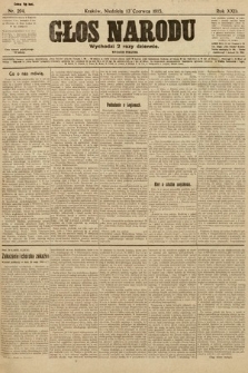 Głos Narodu (wydanie poranne). 1915, nr 294