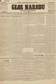 Głos Narodu (wydanie wieczorne). 1915, nr 309