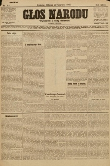 Głos Narodu (wydanie wieczorne). 1915, nr 311