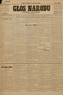 Głos Narodu (wydanie wieczorne). 1915, nr 313