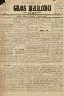 Głos Narodu (wydanie wieczorne). 1915, nr 319