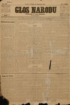 Głos Narodu (wydanie wieczorne). 1915, nr 325