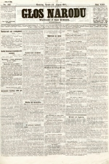 Głos Narodu (wydanie poranne). 1915, nr 350