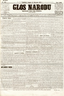 Głos Narodu (wydanie wieczorne). 1915, nr 407
