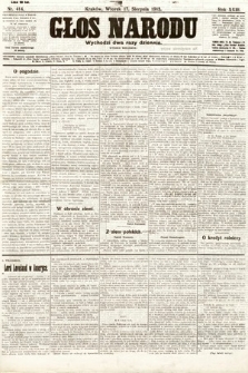 Głos Narodu (wydanie wieczorne). 1915, nr 414