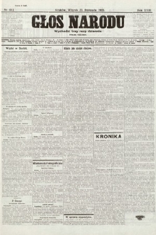 Głos Narodu (wydanie wieczorne). 1915, nr 613