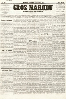 Głos Narodu (wydanie poranne). 1915, nr 662