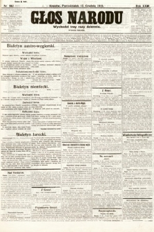 Głos Narodu (wydanie poranne). 1915, nr 663