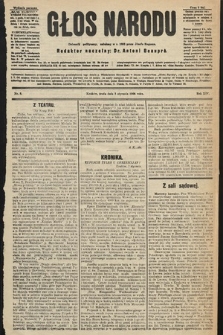 Głos Narodu : dziennik polityczny, założony w r. 1893 przez Józefa Rogosza (wydanie poranne). 1906, nr 3