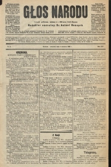 Głos Narodu : dziennik polityczny, założony w r. 1893 przez Józefa Rogosza (wydanie poranne). 1906, nr 5