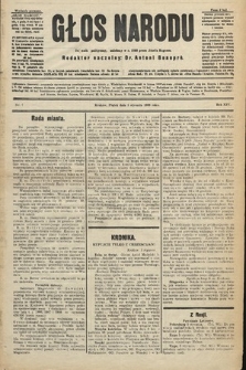 Głos Narodu : dziennik polityczny, założony w r. 1893 przez Józefa Rogosza (wydanie poranne). 1906, nr 7