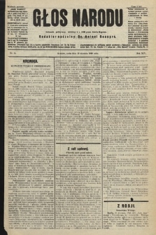 Głos Narodu : dziennik polityczny, założony w r. 1893 przez Józefa Rogosza (wydanie poranne). 1906, nr 14