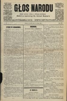 Głos Narodu : dziennik polityczny, założony w r. 1893 przez Józefa Rogosza (wydanie poranne). 1906, nr 16