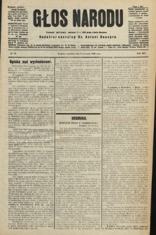 Głos Narodu : dziennik polityczny, założony w r. 1893 przez Józefa Rogosza (wydanie poranne). 1906, nr 22