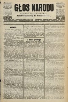 Głos Narodu : dziennik polityczny, założony w r. 1893 przez Józefa Rogosza (wydanie poranne). 1906, nr 25
