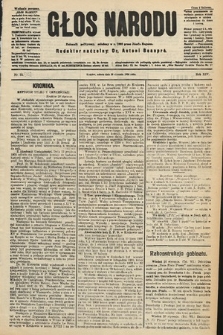Głos Narodu : dziennik polityczny, założony w r. 1893 przez Józefa Rogosza (wydanie poranne). 1906, nr 33
