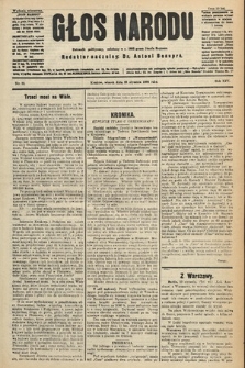 Głos Narodu : dziennik polityczny, założony w r. 1893 przez Józefa Rogosza (wydanie wieczorne). 1906, nr 38