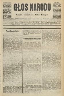 Głos Narodu : dziennik polityczny, założony w r. 1893 przez Józefa Rogosza (wydanie wieczorne). 1906, nr 39