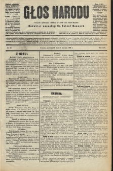 Głos Narodu : dziennik polityczny, założony w r. 1893 przez Józefa Rogosza (wydanie wieczorne). 1906, nr 49