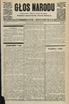Głos Narodu : dziennik polityczny, założony w r. 1893 przez Józefa Rogosza (wydanie wieczorne). 1906, nr 54