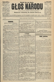Głos Narodu : dziennik polityczny, założony w r. 1893 przez Józefa Rogosza (wydanie poranne). 1906, nr 55
