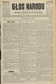 Głos Narodu : dziennik polityczny, założony w r. 1893 przez Józefa Rogosza (wydanie poranne). 1906, nr 57