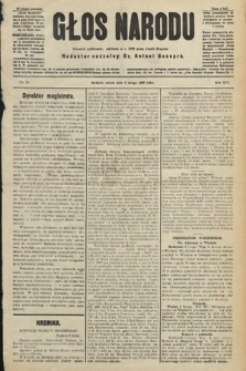 Głos Narodu : dziennik polityczny, założony w r. 1893 przez Józefa Rogosza (wydanie poranne). 1906, nr 58