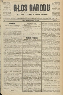 Głos Narodu : dziennik polityczny, założony w r. 1893 przez Józefa Rogosza (wydanie poranne). 1906, nr 63