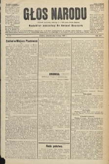 Głos Narodu : dziennik polityczny, założony w r. 1893 przez Józefa Rogosza (wydanie poranne). 1906, nr 67