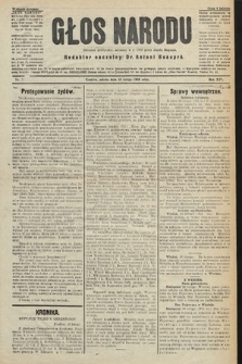 Głos Narodu : dziennik polityczny, założony w r. 1893 przez Józefa Rogosza (wydanie poranne). 1906, nr 71