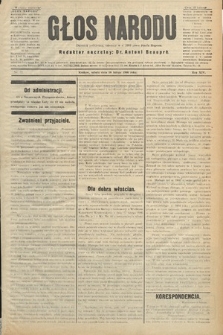 Głos Narodu : dziennik polityczny, założony w r. 1893 przez Józefa Rogosza (wydanie wieczorne). 1906, nr 72