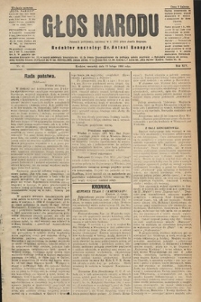 Głos Narodu : dziennik polityczny, założony w r. 1893 przez Józefa Rogosza (wydanie poranne). 1906, nr 80